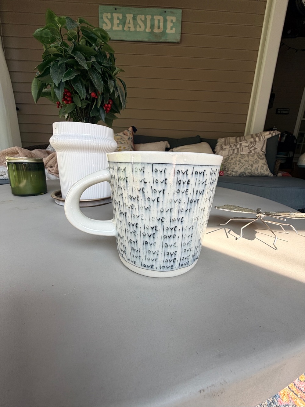 Nicole Aquillano Artist Love Mug, Handmade Ceramic - $135 msrp